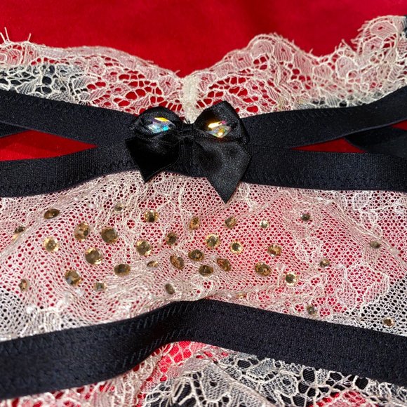 Victorias Secret Medium Large 2 Piece Swarovski Crystal Set - Picture 6 of 8